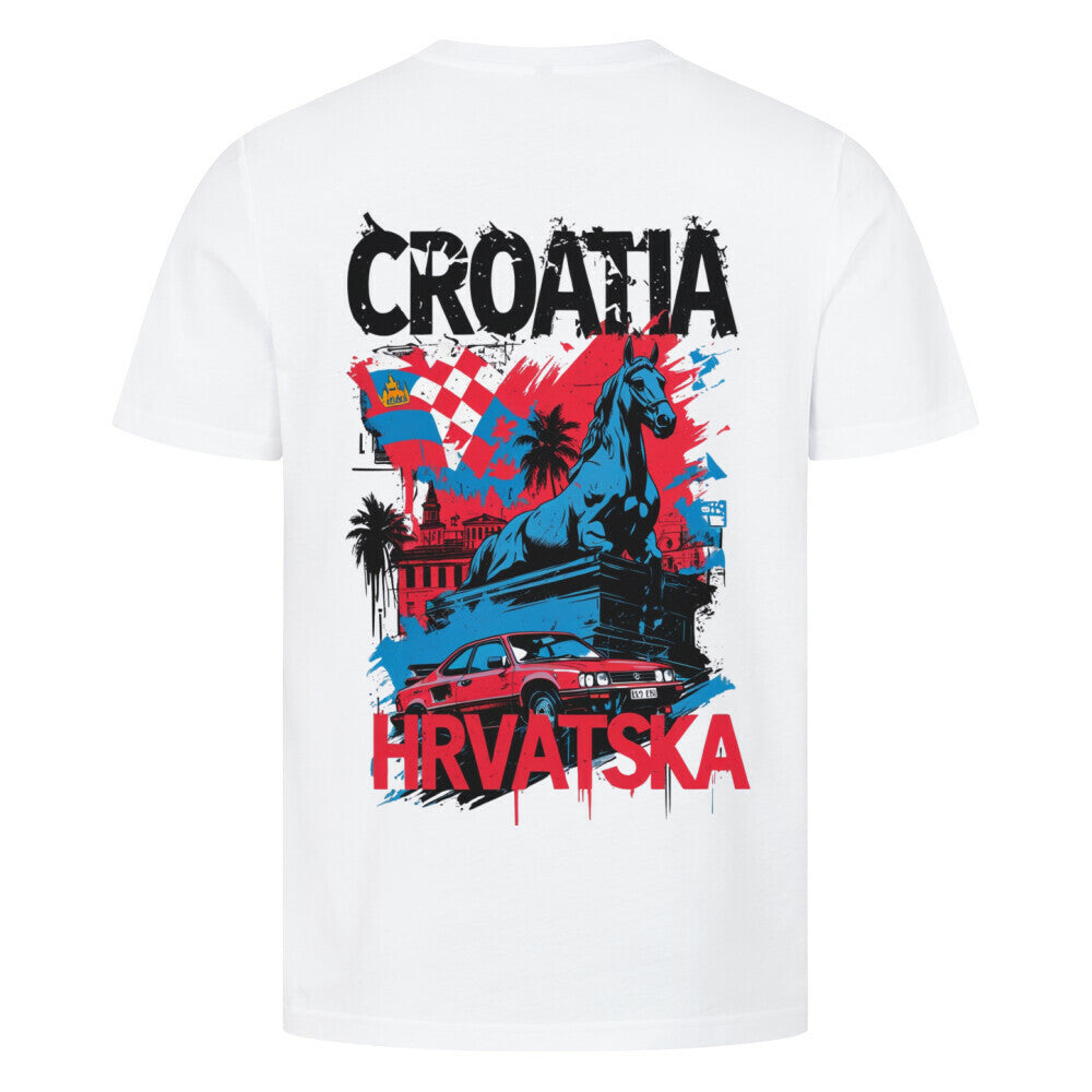 CROATIA ll T-Shirt - Back Print