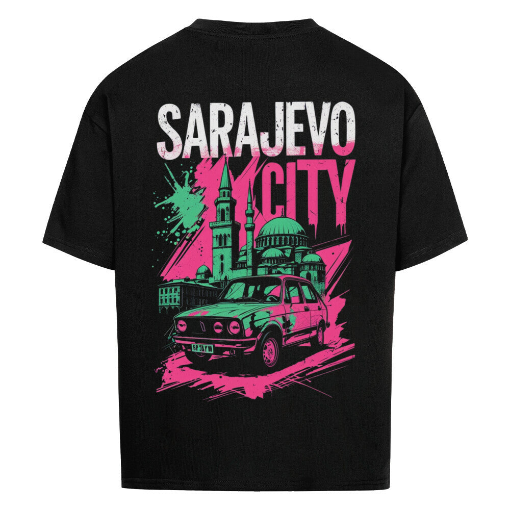 SARAJEVO Oversized T-Shirt - Front & Back Print
