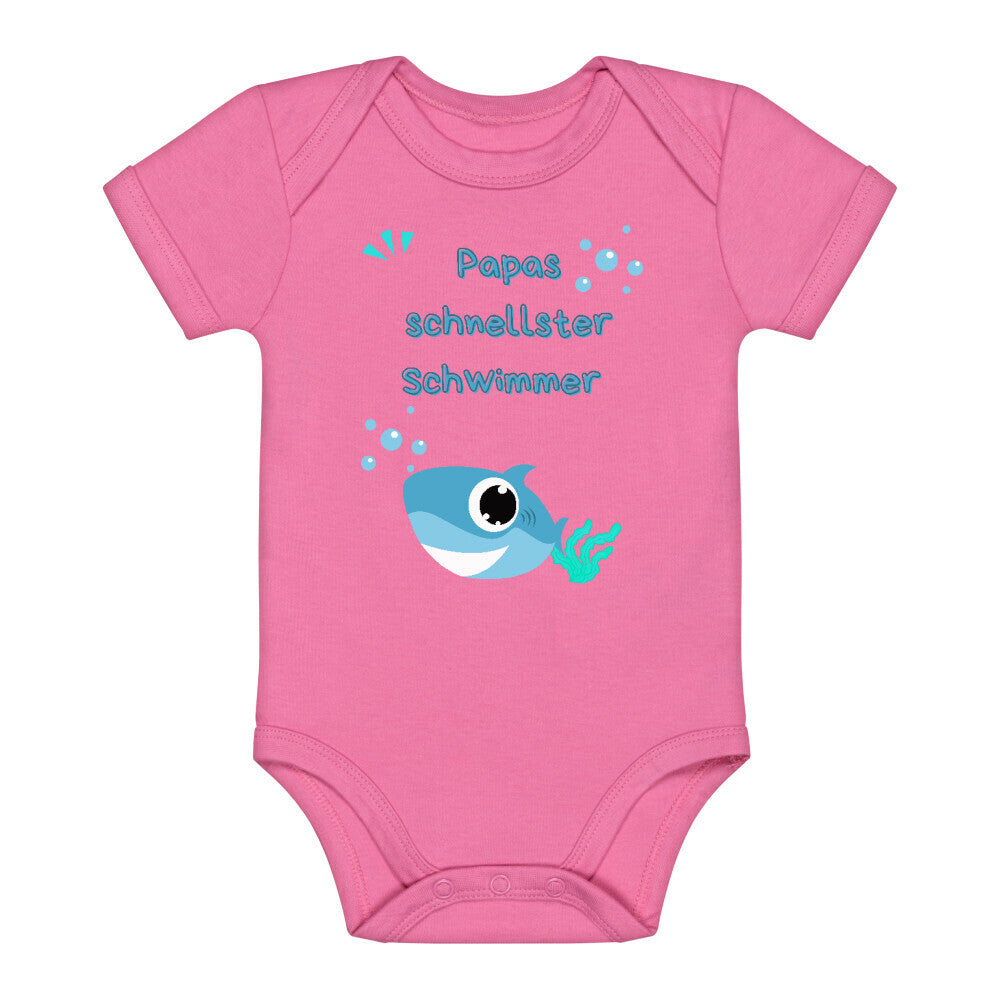 Papas schnellster Schwimmer Baby Body