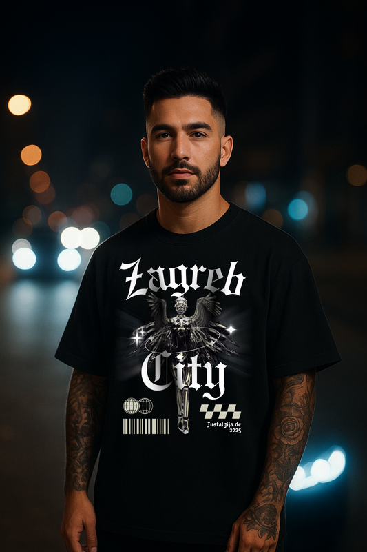 Zagreb Oversized T-Shirt - Front Print
