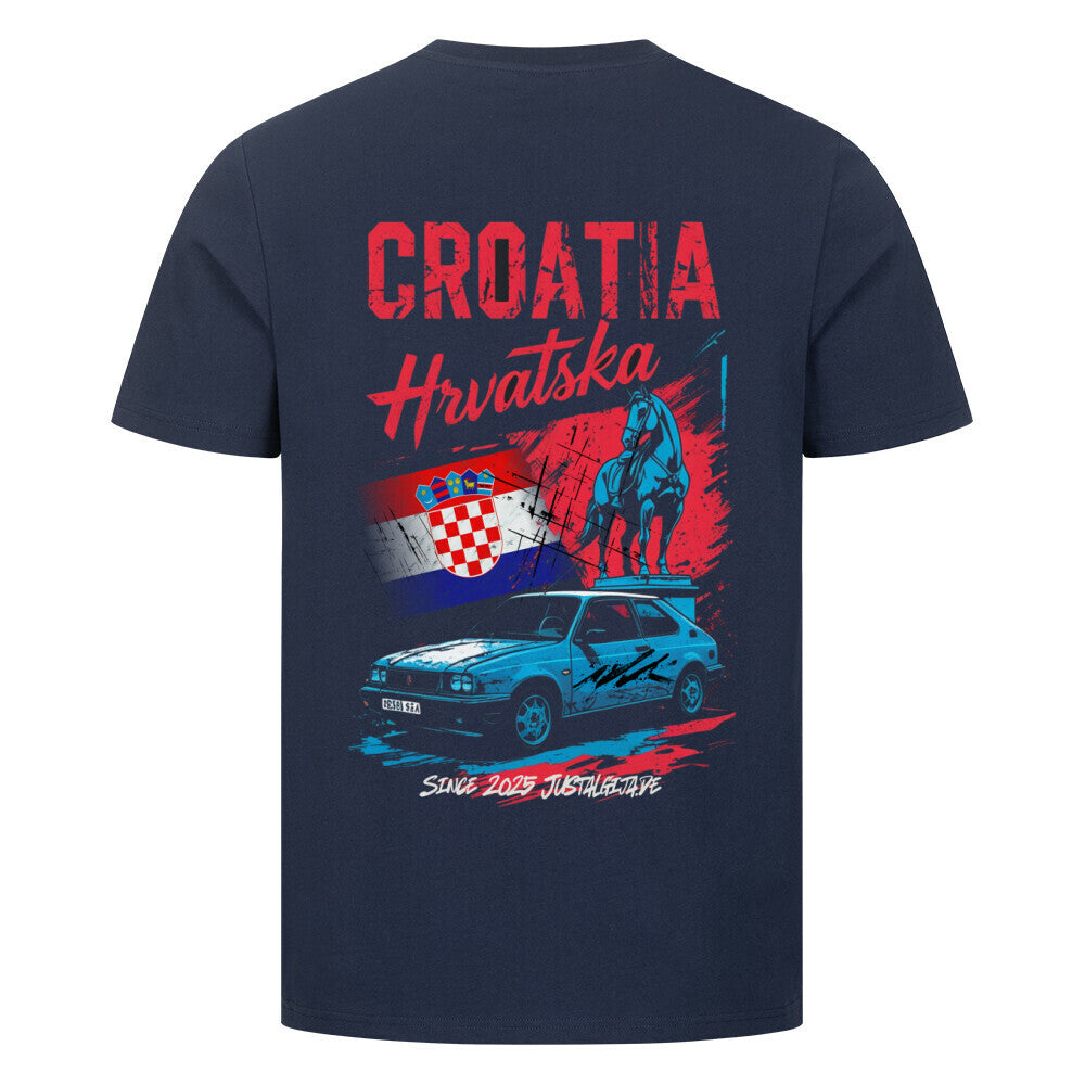 CROATIA l T-Shirt - Back Print