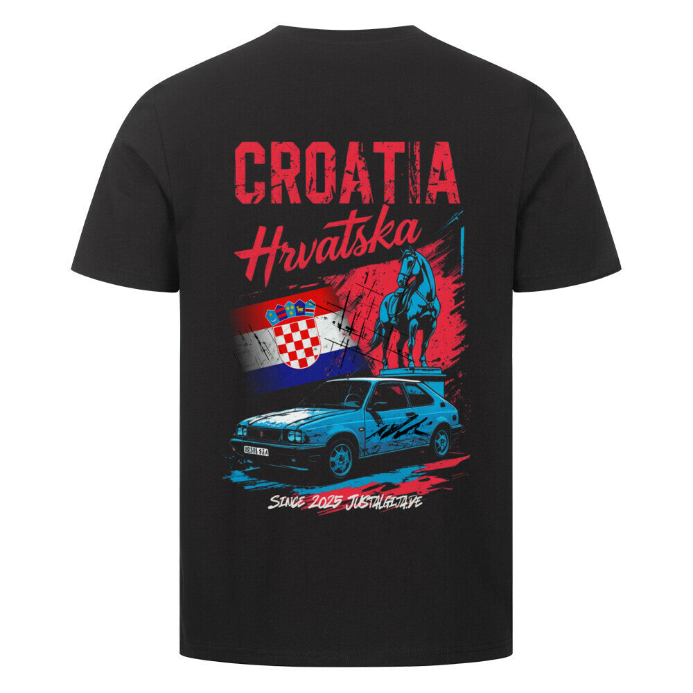 CROATIA l T-Shirt - Back Print