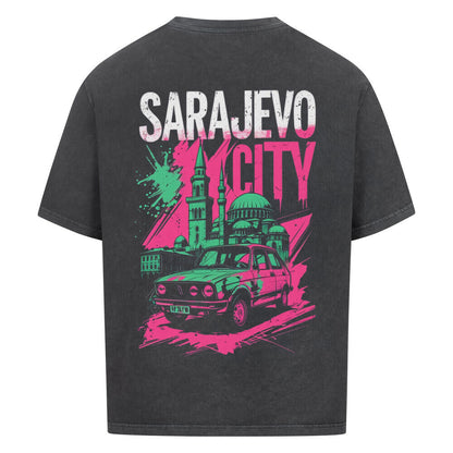 SARAJEVO Oversized T-Shirt - Front & Back Print