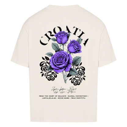 Croatia Oversized T-Shirt - Front & Back Print