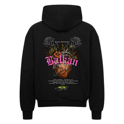 Balkan Oversized Zipper Hoodie