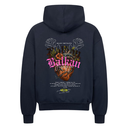 Balkan Oversized Zipper Hoodie
