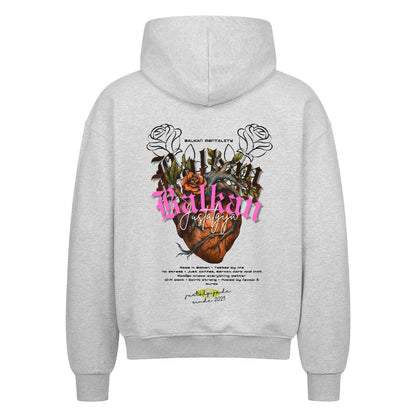 Balkan Oversized Zipper Hoodie
