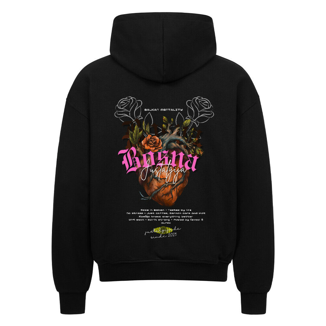 Bosna Oversized Zipper Hoodie