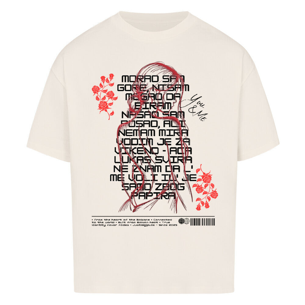 Morao sam gore! Oversized T-Shirt - Front Print