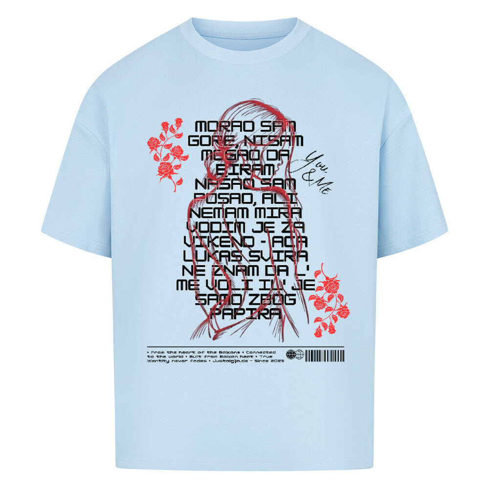 Morao sam gore! Oversized T-Shirt - Front Print