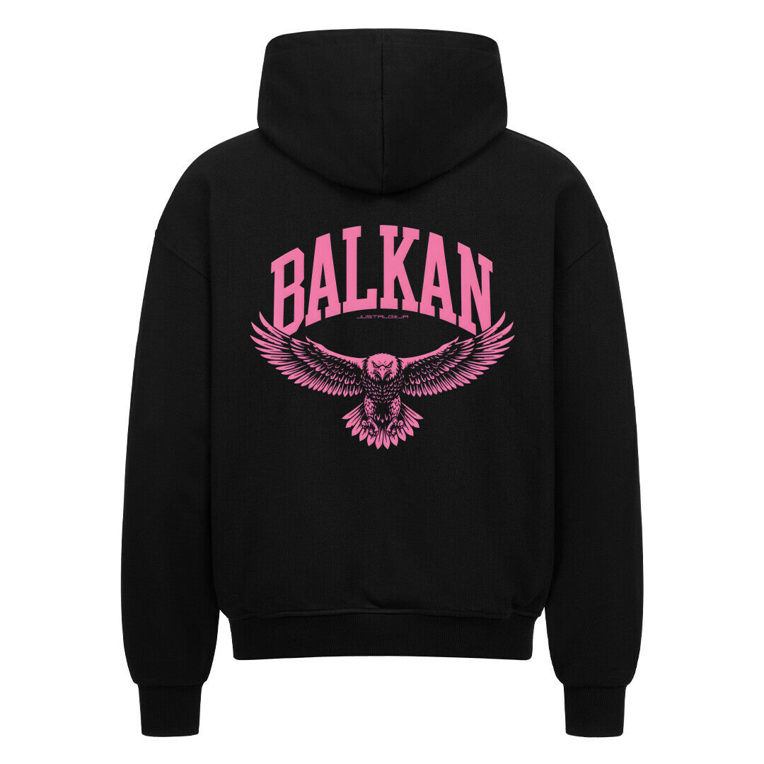 Balkan Adler Oversized Zipper Hoodie