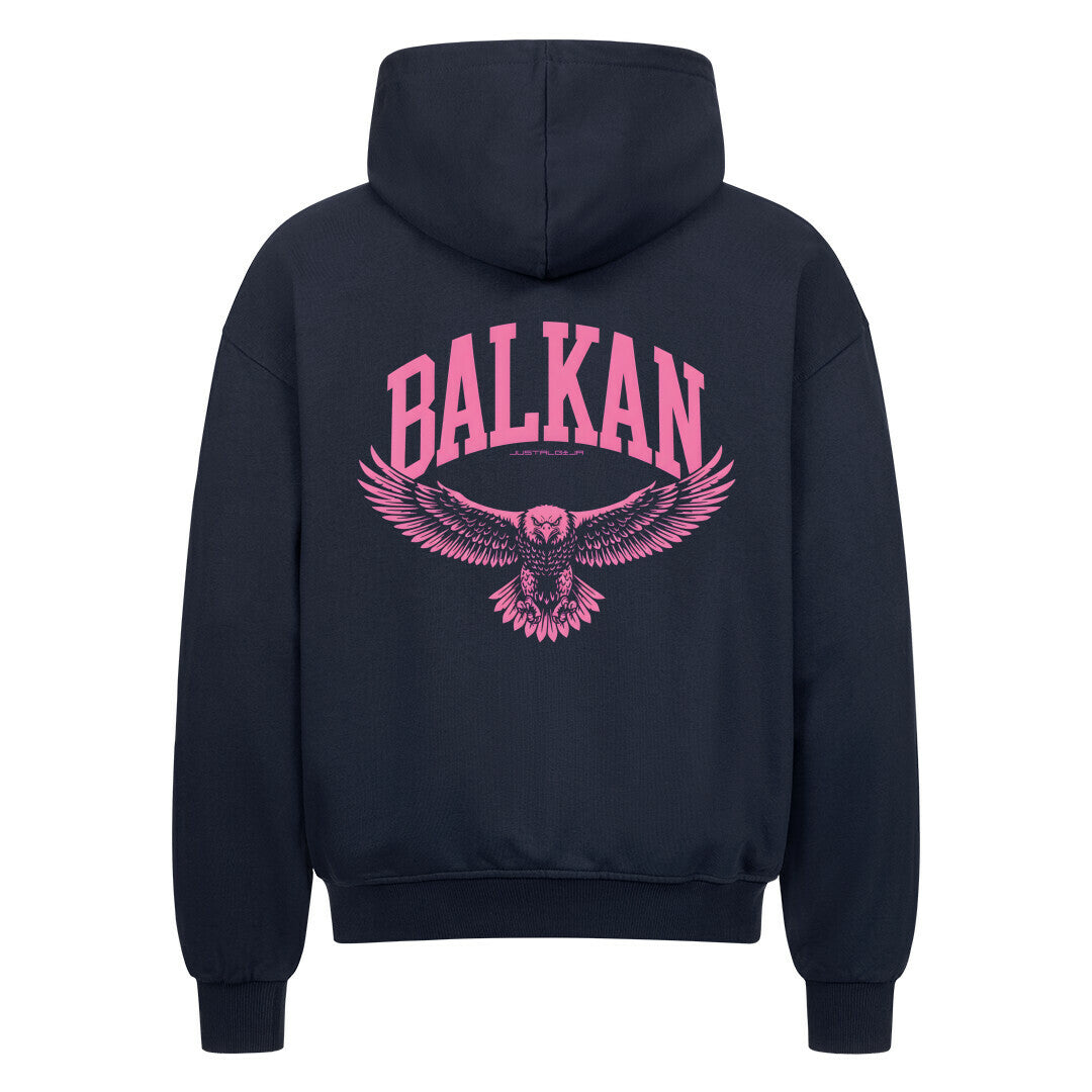 Balkan Adler Oversized Zipper Hoodie