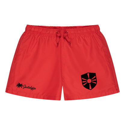 Mazedonien Badehose - Front Print