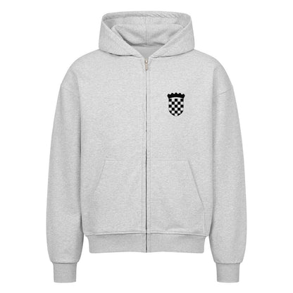 Kroatien Oversized Zipper Hoodie