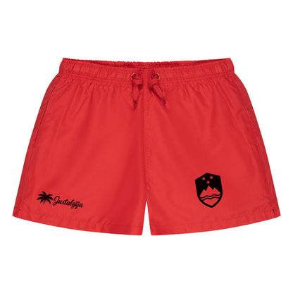 Slowenien Badehose - Front Print