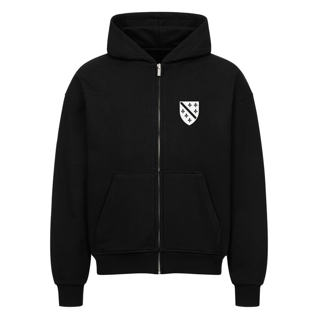 Bosnien Oversized Zipper Hoodie