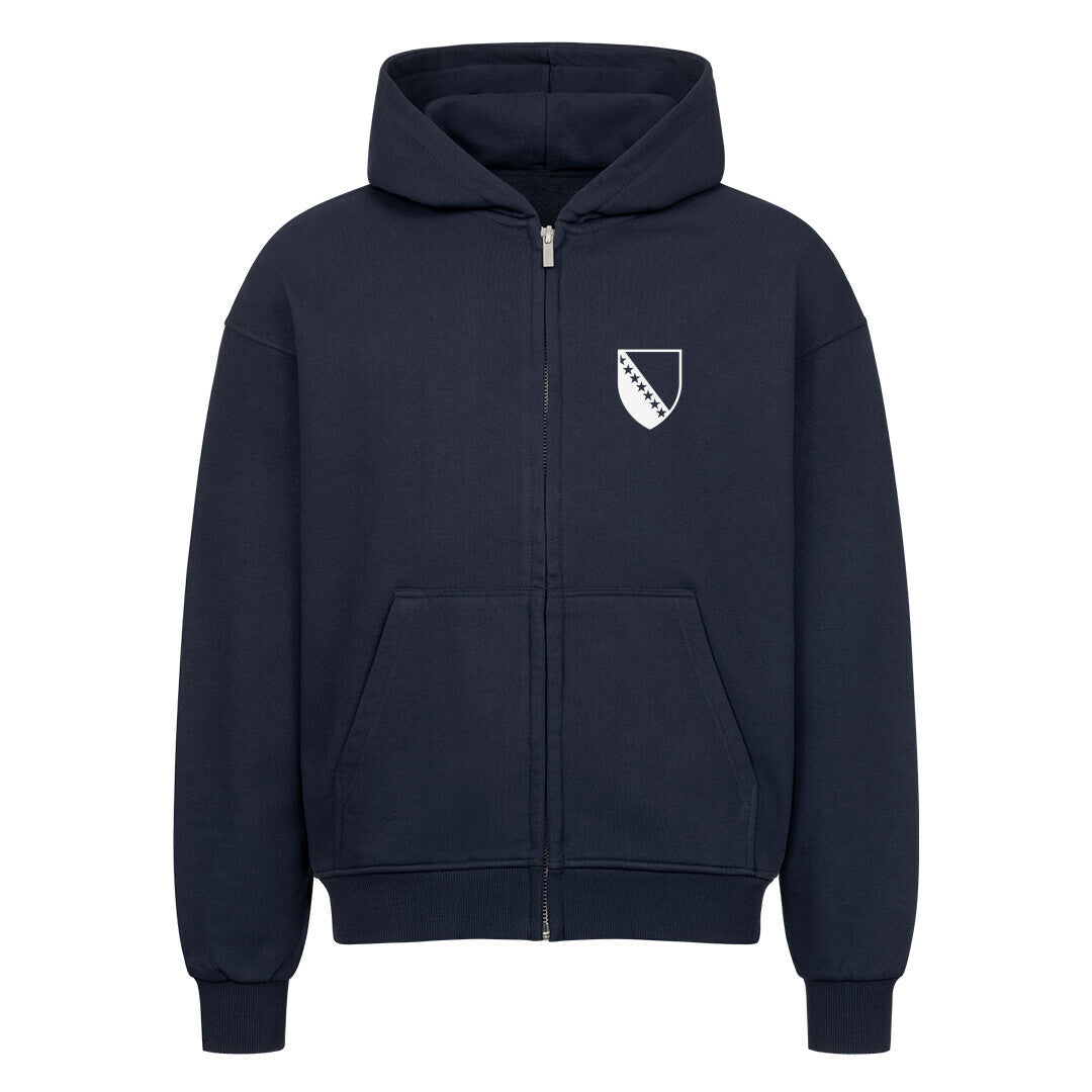 Bosnien 2 Oversized Zipper Hoodie
