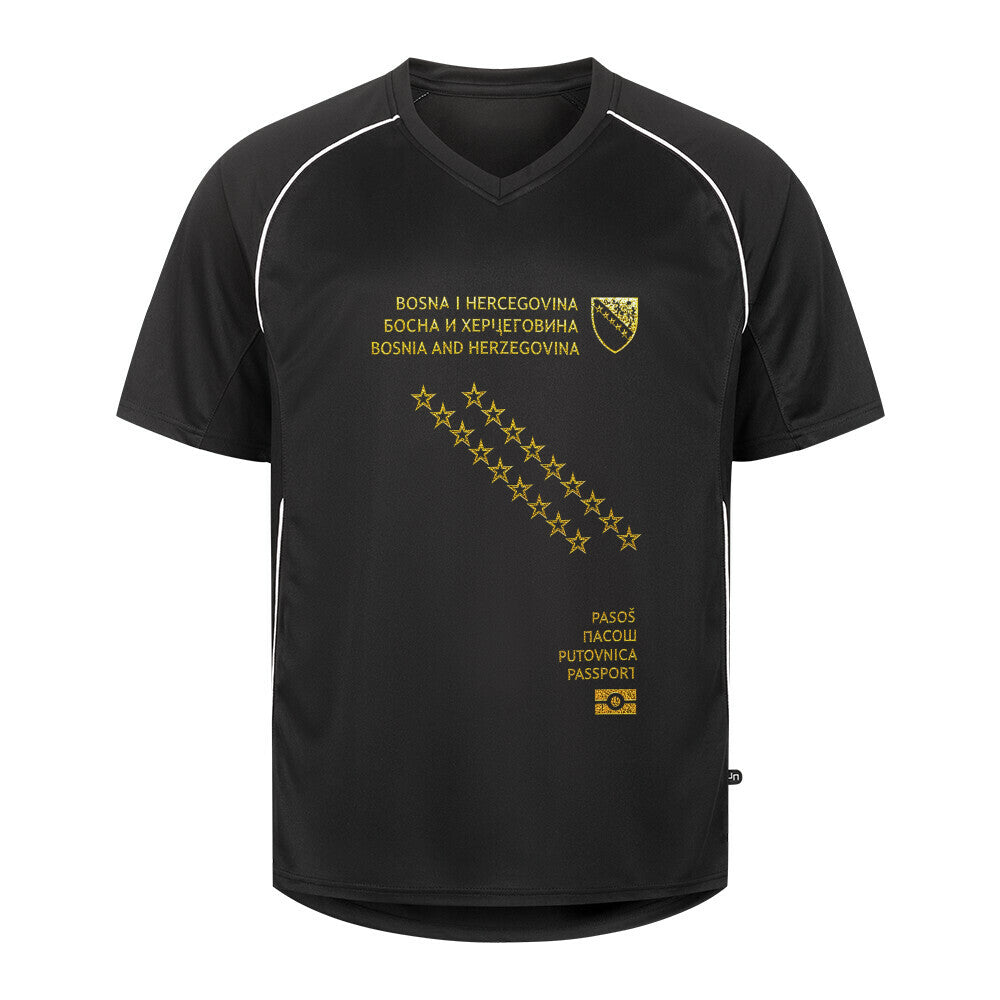 Bosnien Reisepass Team Trikot