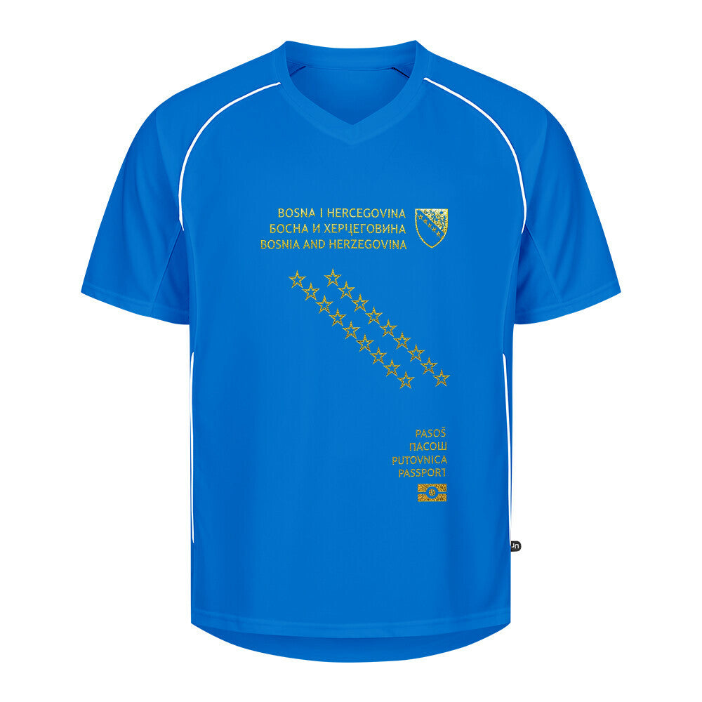 Bosnien Reisepass Team Trikot