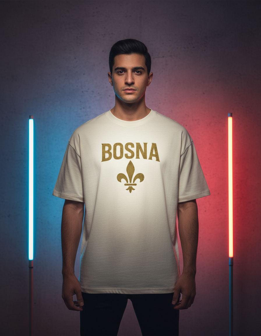 Bosna I Oversized  T-Shirt - Front Print