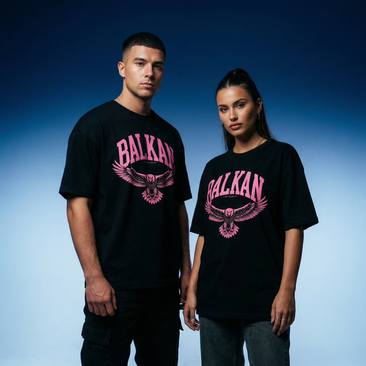 Balkan Adler Oversized T-Shirt - Front Print