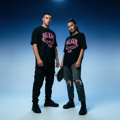 Balkan Adler Oversized T-Shirt - Front Print