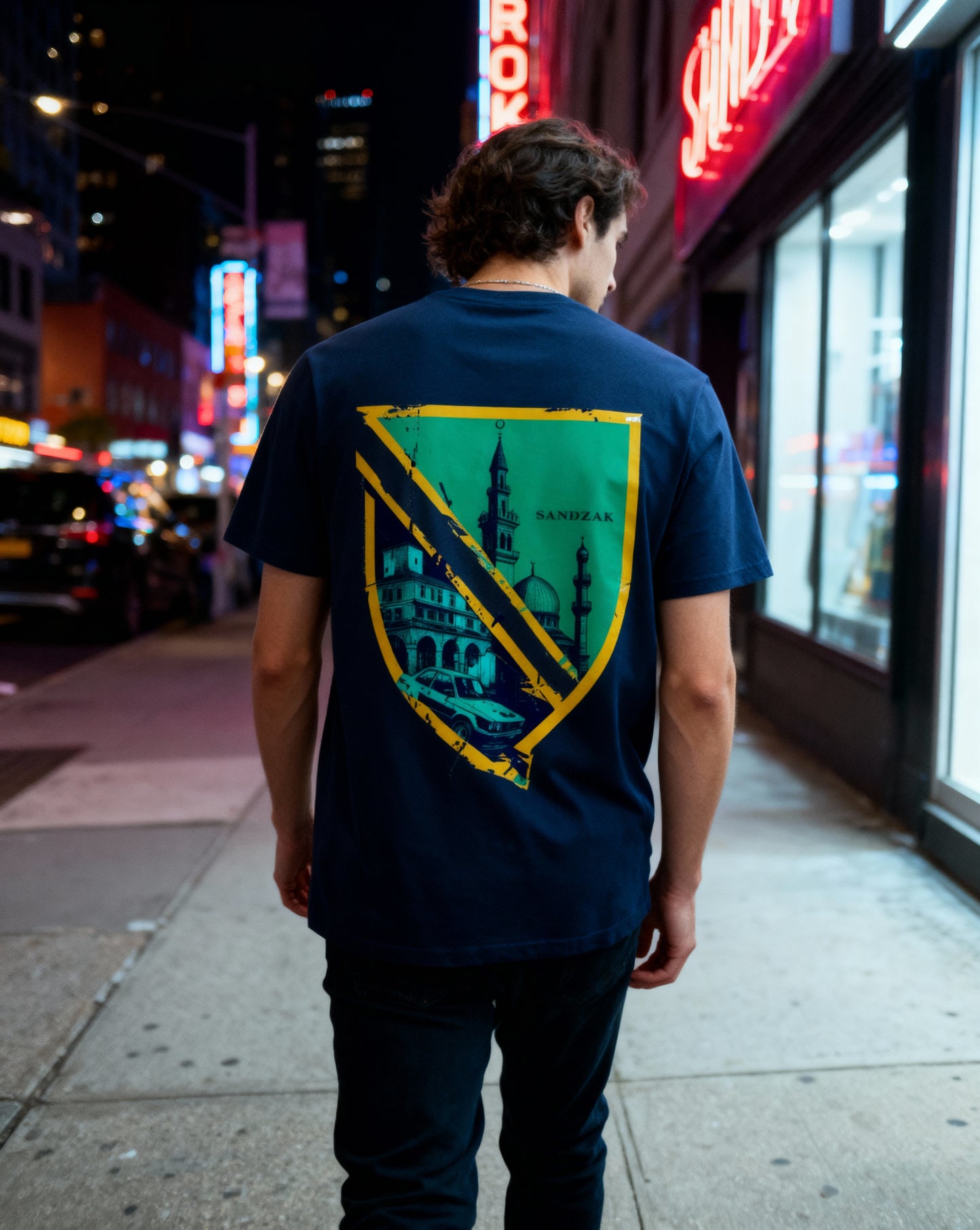 SANDZAK lV Wappen T-Shirt - Back Print