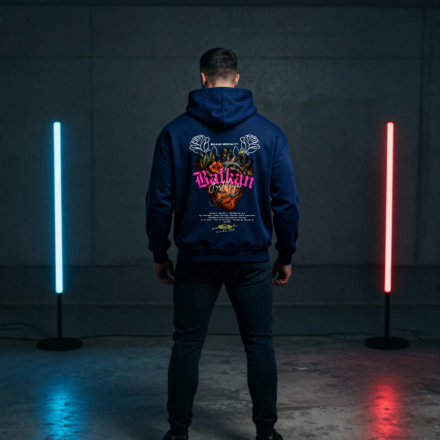 Balkan Oversized Zipper Hoodie