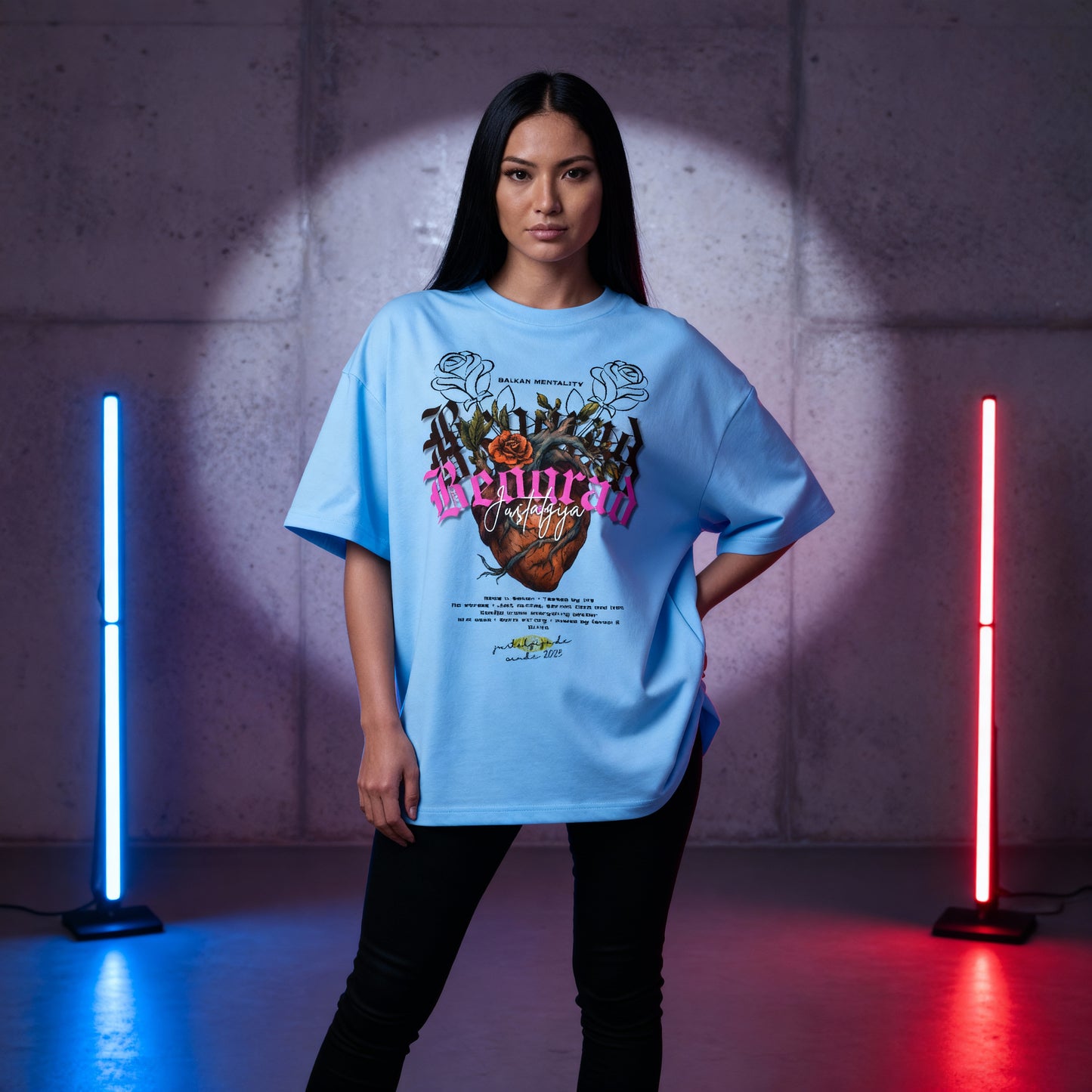 Beograd Oversized Zipper Hoodie