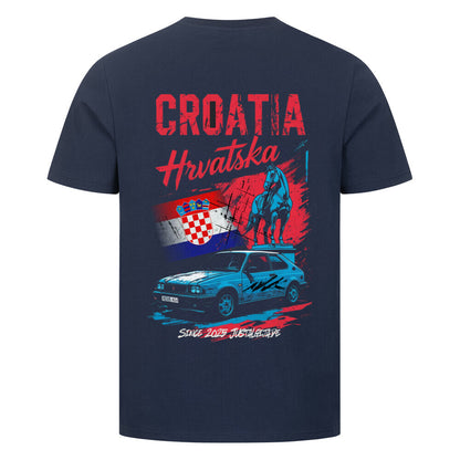 CROATIA l T-Shirt - Back Print