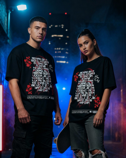 Morao sam gore! Oversized T-Shirt - Front Print