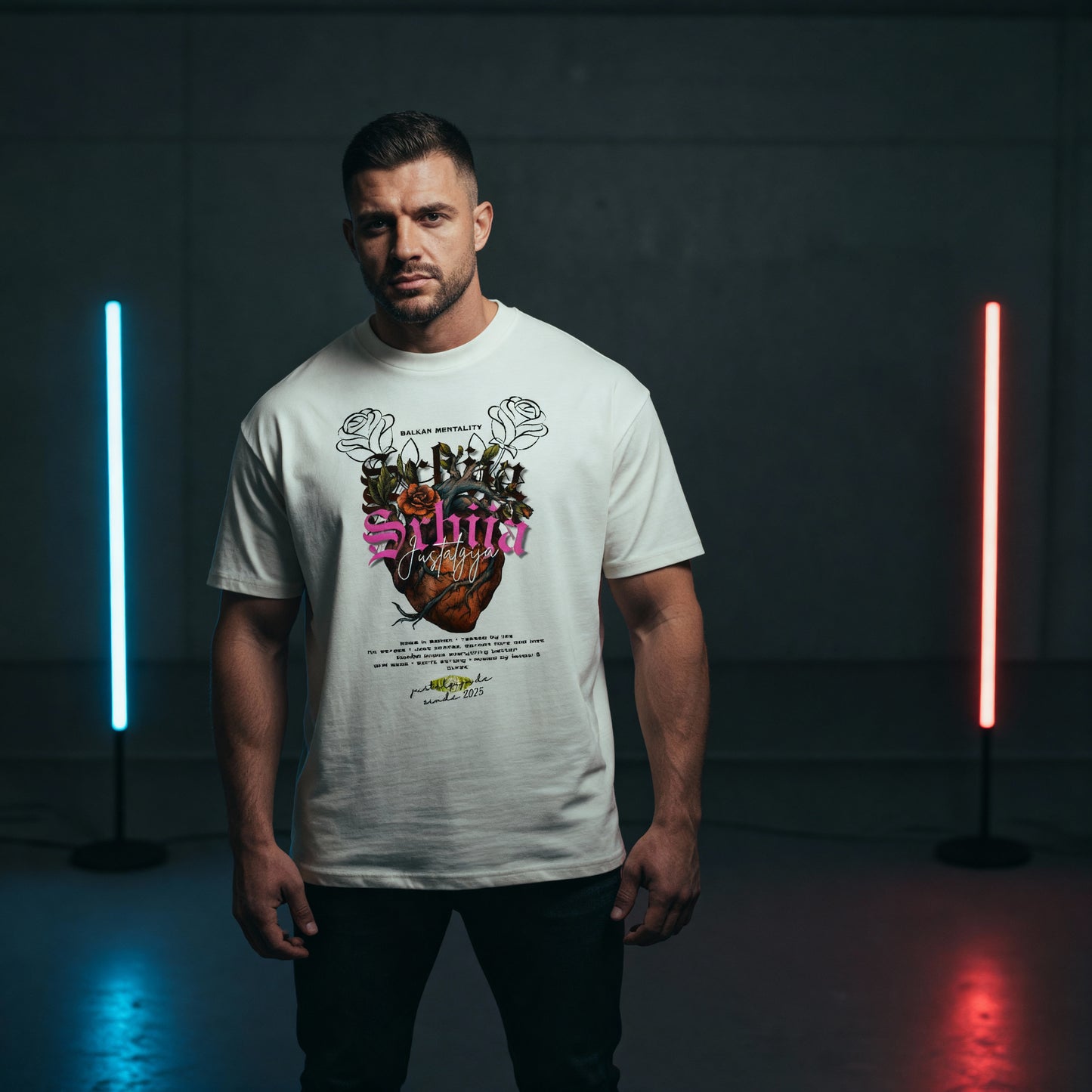 Srbija Oversized T-Shirt - Front Print