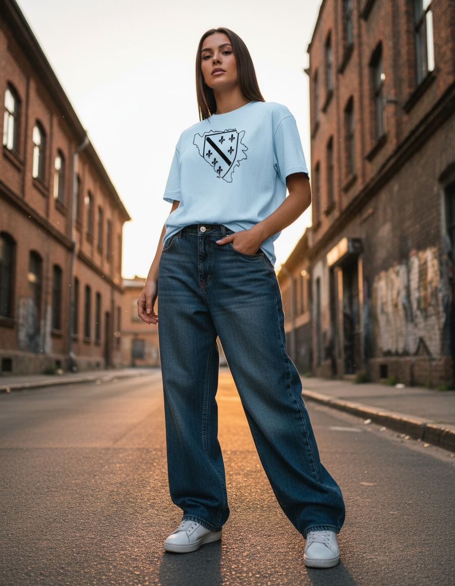 Bosna II Oversized T-Shirt - Front Print